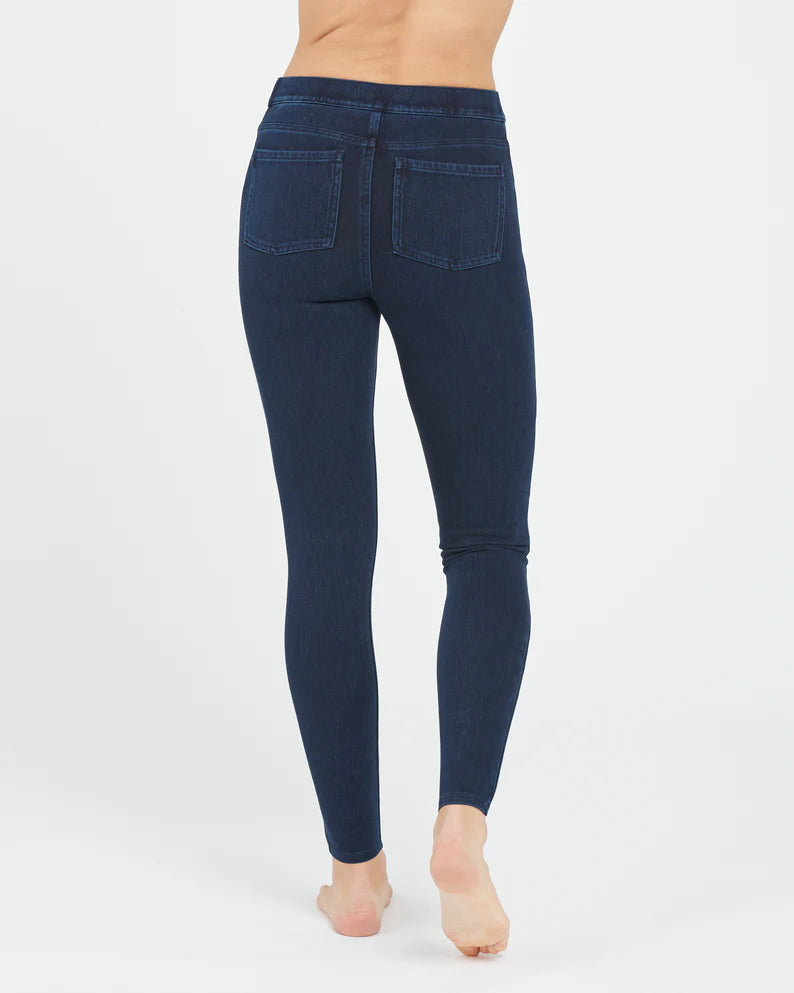 SPANX Jean-ish Ankle Leggings Blue Size S 